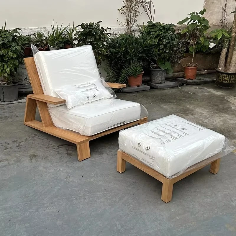 High Quality Best Selling Leisure Garden Lounge Chair Teak Outdoor Furniture Hotel Patio Adirondack Chair