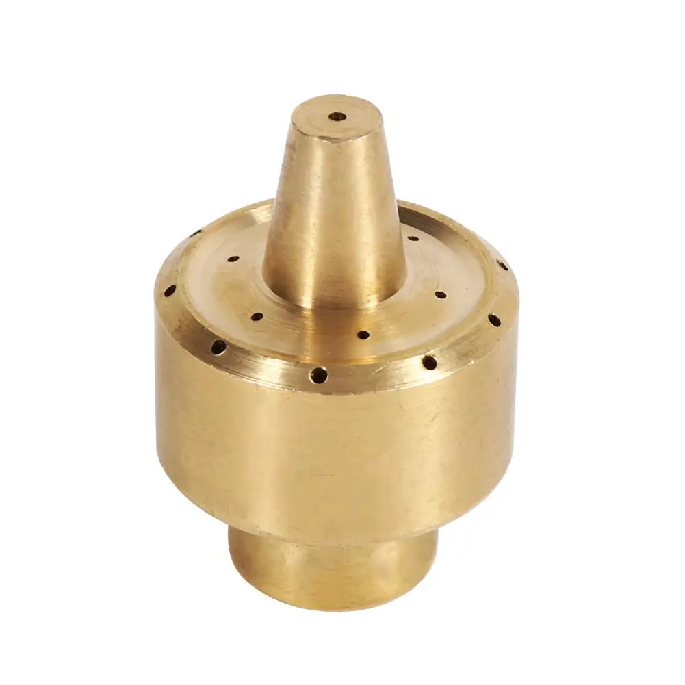 Brass Fireworks Fountain Nozzles - Garden Sprinkler Spray Head for 1/4, 1/2, 3/4 Watering Systems