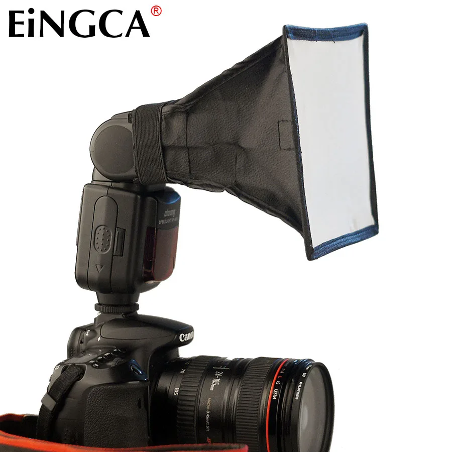 Universal กล้อง Speedlight แฟลช Diffuser Softbox 15x17 ซม.สําหรับ Canon Nikon Yongnuo YN-560 III 430EX 580EX II 600EXSB600 SB900