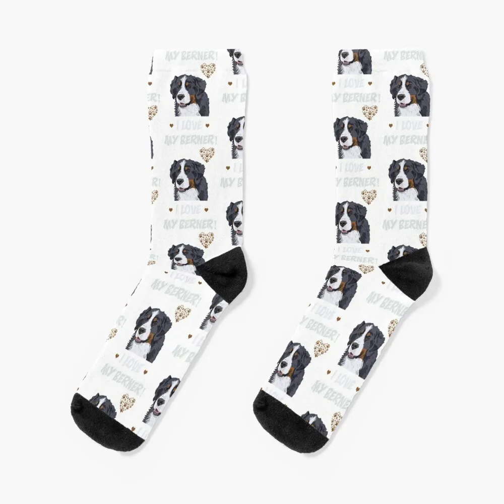 

I love My Bernese Mountain Dog! Especially for Berner Dog Lovers! Socks socks aesthetic cool socks hiking socks ladies