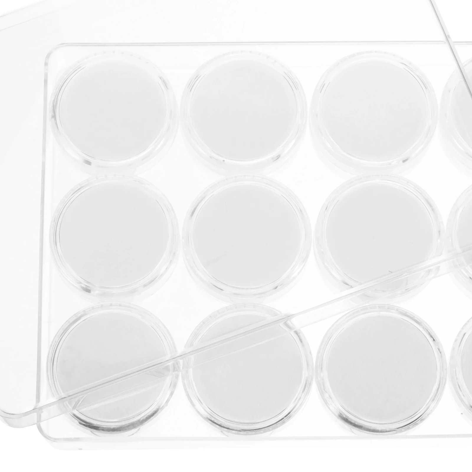 

1 set Acrylic Stone Round Jewelry Container Gemstone Display Case Plastic Bead Box Storage Brooch Pin Storage Box Organizer
