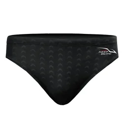 Boy Professional Shark Skin Swim Trunks Competition Boxer Briefs Men Sport Trunks Shorts Swimwear Quick Dry Swimsuit