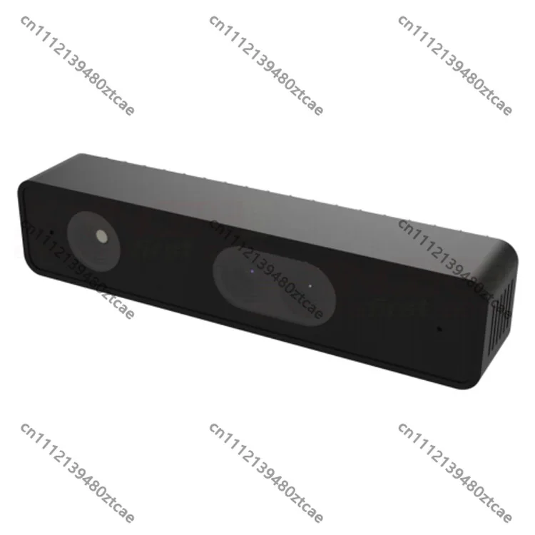 Dual-lens structured light depth sensing camera module for embedded 3D imaging, precise depth data output