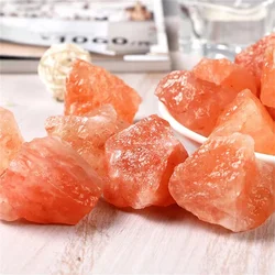 Wholesale Himalaya Salt Crystals Healing Stones Calaite Red Block Stone Bricks Lamp for Chakra Meditation Healing Stones