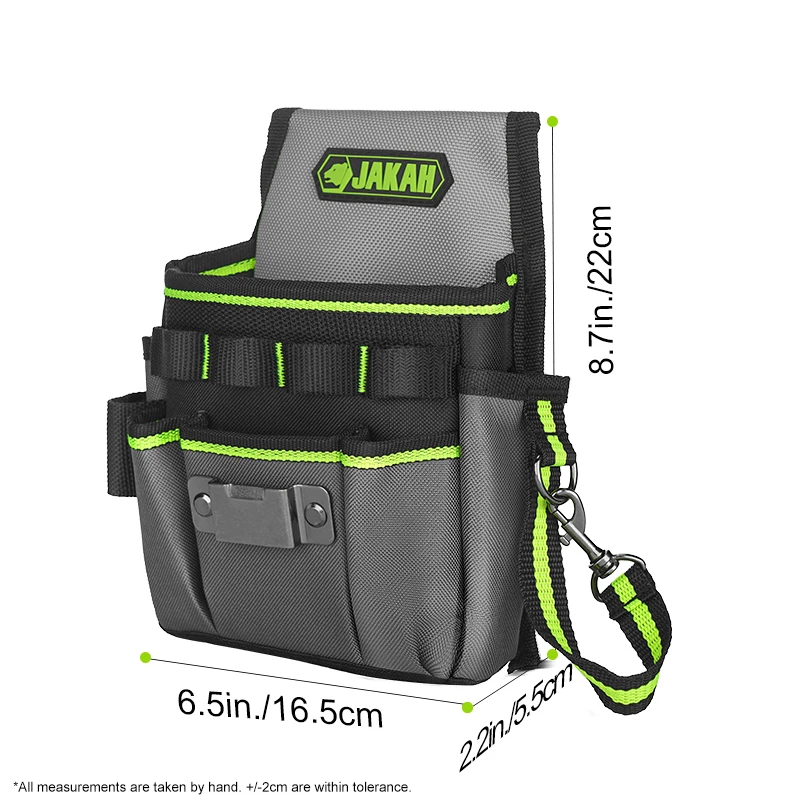 Jakah Werkzeugtasche, Elektriker-Werkzeugtasche, Premium, professioneller Organizer mit mehreren Taschen HL148 – Detail 15