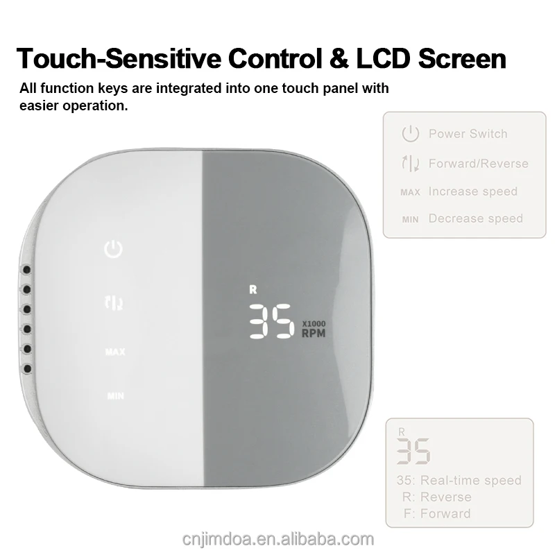 Perceuse à ongles portable pour salon, haute vitesse, 35000 tr/min, pour manucure, offre spéciale