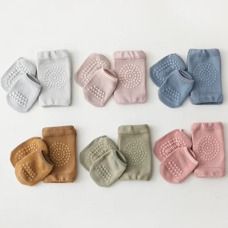 

2Pcs Slip Toddler Anti Sock For Girls Boys Soft Newborn Baby Girl Boy Sport Socks and Knee Infant Set Summer Spring New