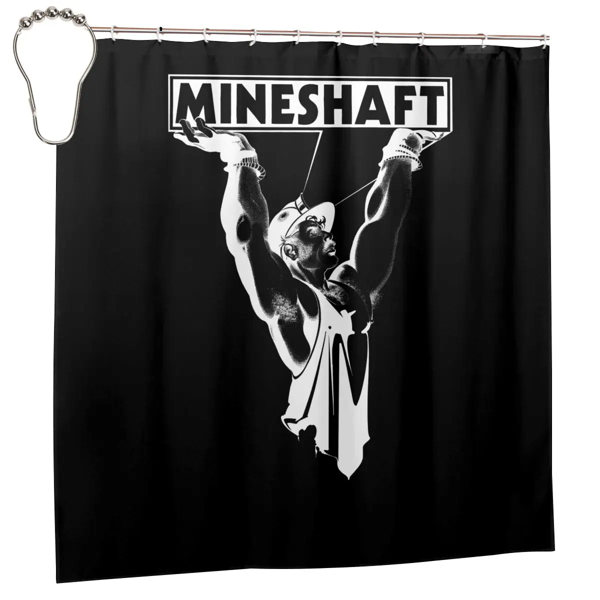 Mineshaft Gay Club Lgbt Nyc Freddie Mercury Pride Hipster 448B Shower Curtain Bathroom Curtain Fashion No Fading