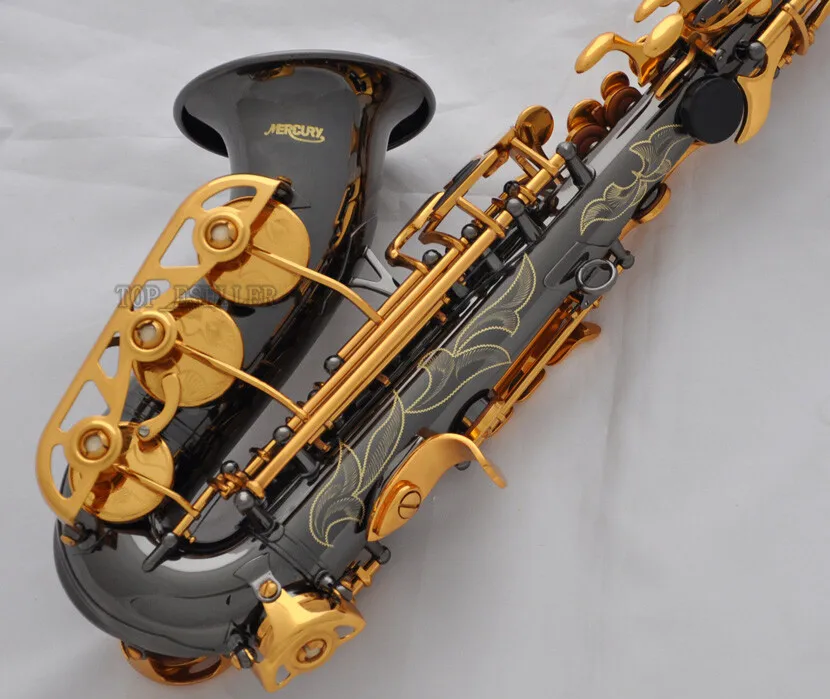 

WEIBSTER Изогнутый саксофон-сопрано, саксофон из черного никеля и золота с футляром 2025г