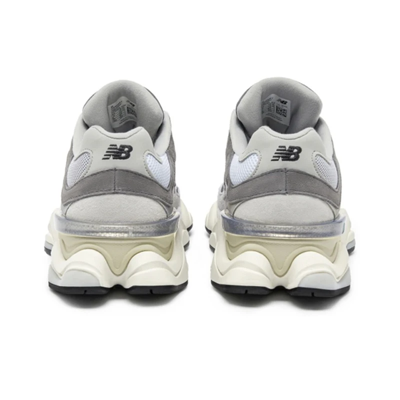 Original New Balance NB 9060 Non-Slip Lightweight Sports Casual Shoes Light Grey Men's and Women's Unisex Sneakers U9060GRY