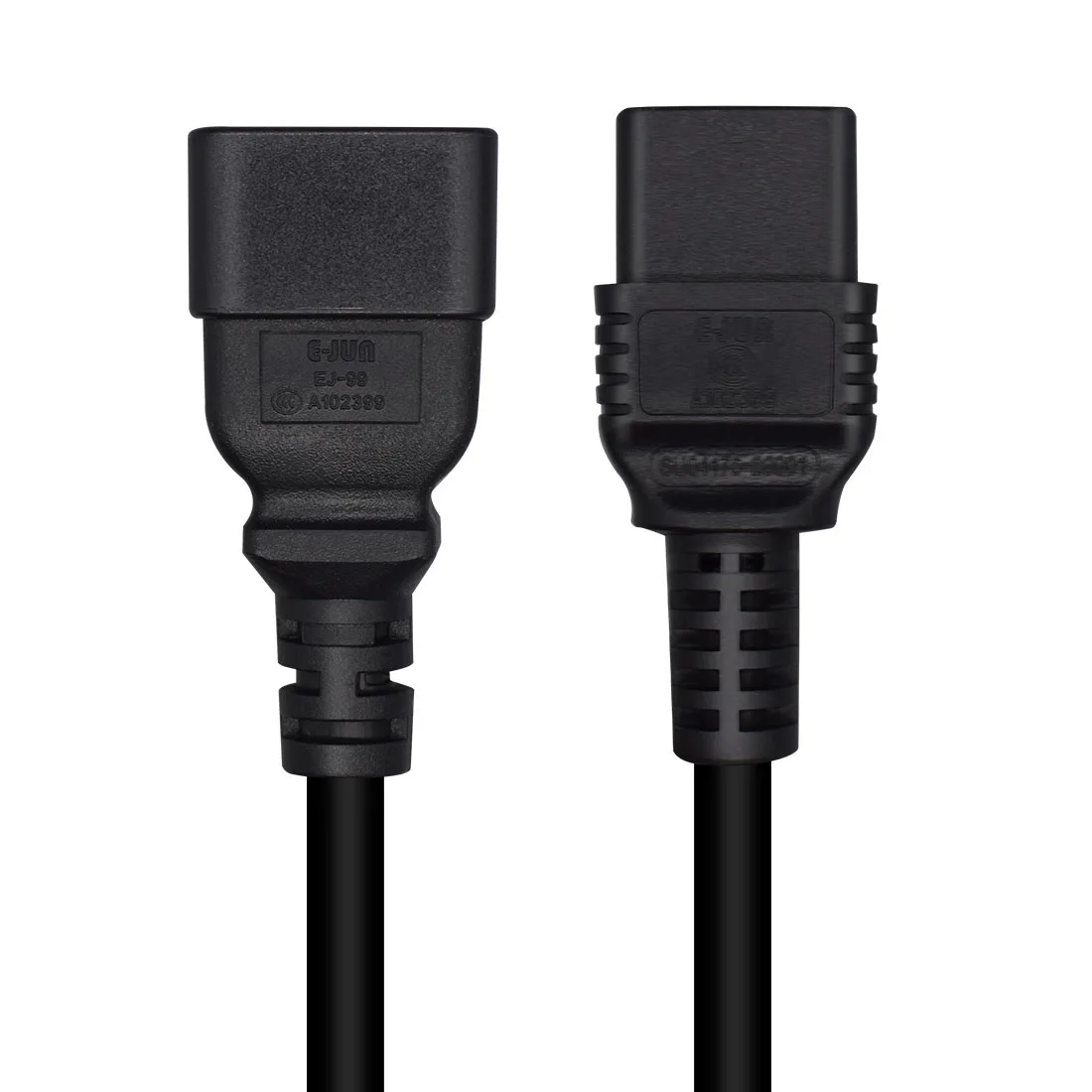 JORINDO IEC320 C20 to C19 AC power cord, IEC320 16A C20 male plug to C19 female 0.3m AC Power Short Cord,For PDU/UPS