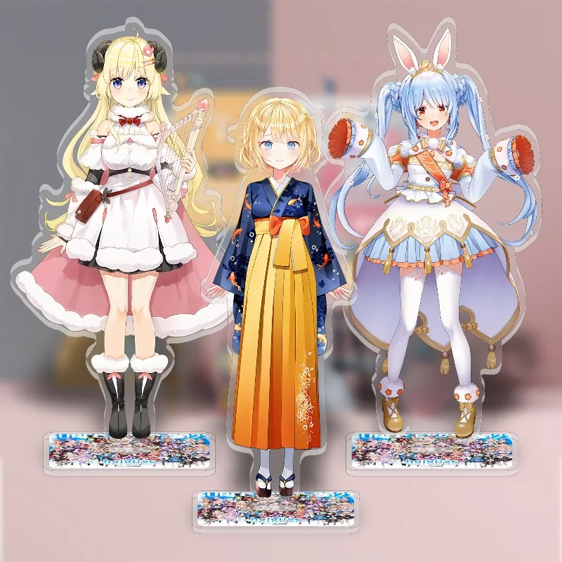 

Tokino Sora Shirakami Fubuki Minato Aqua Nakiri Ayame Doris Acrylic Plaque Decoration Anime Toy Figures I