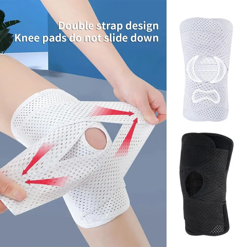 1PCS Compression Knee Braces with Bandage Knee Support for Arthritis Joints Protector Elasticity Comfort Knee Pad Men Women C8V7