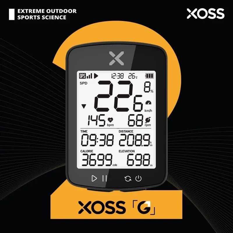 XOSS G2 GPS Cycling Computer G Plus Wireless Speedometer Bluetooth Tracker Waterproof Road Bike MTB Bicycle Odometer