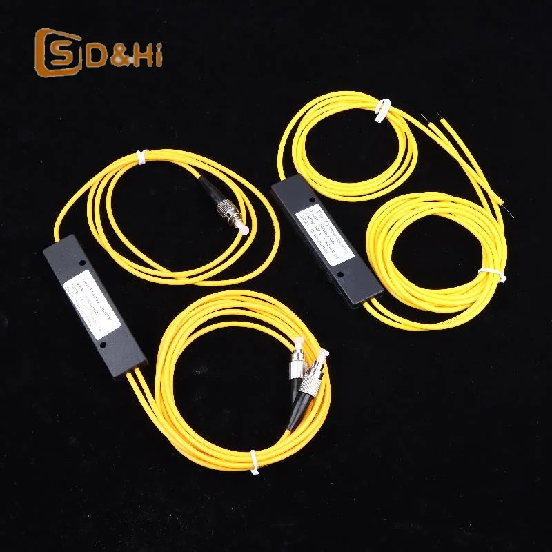 1/2/3pcs Fiber Optic Splitter SC FC Fiber Optic Pigtail Splitter FTTH Tapered 1 To 2 Splitter Computer Cable Cord Slee