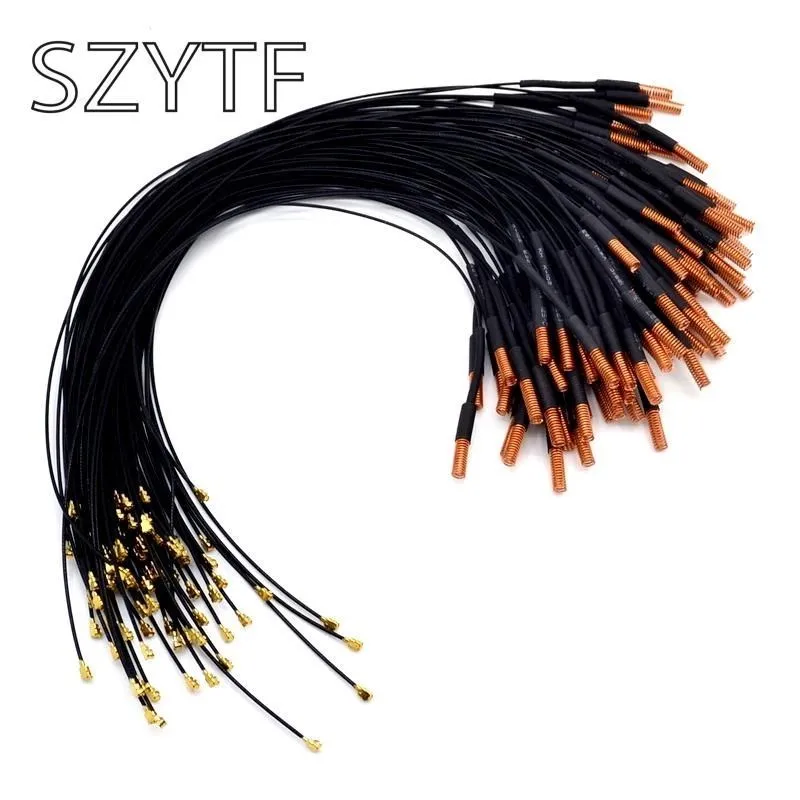 5pcs 433MHz Wireless Built-in Spring Antenna Module Brass IPEX Interface 3dBi 50 ohm 433m Data Transmission Aerial image 4