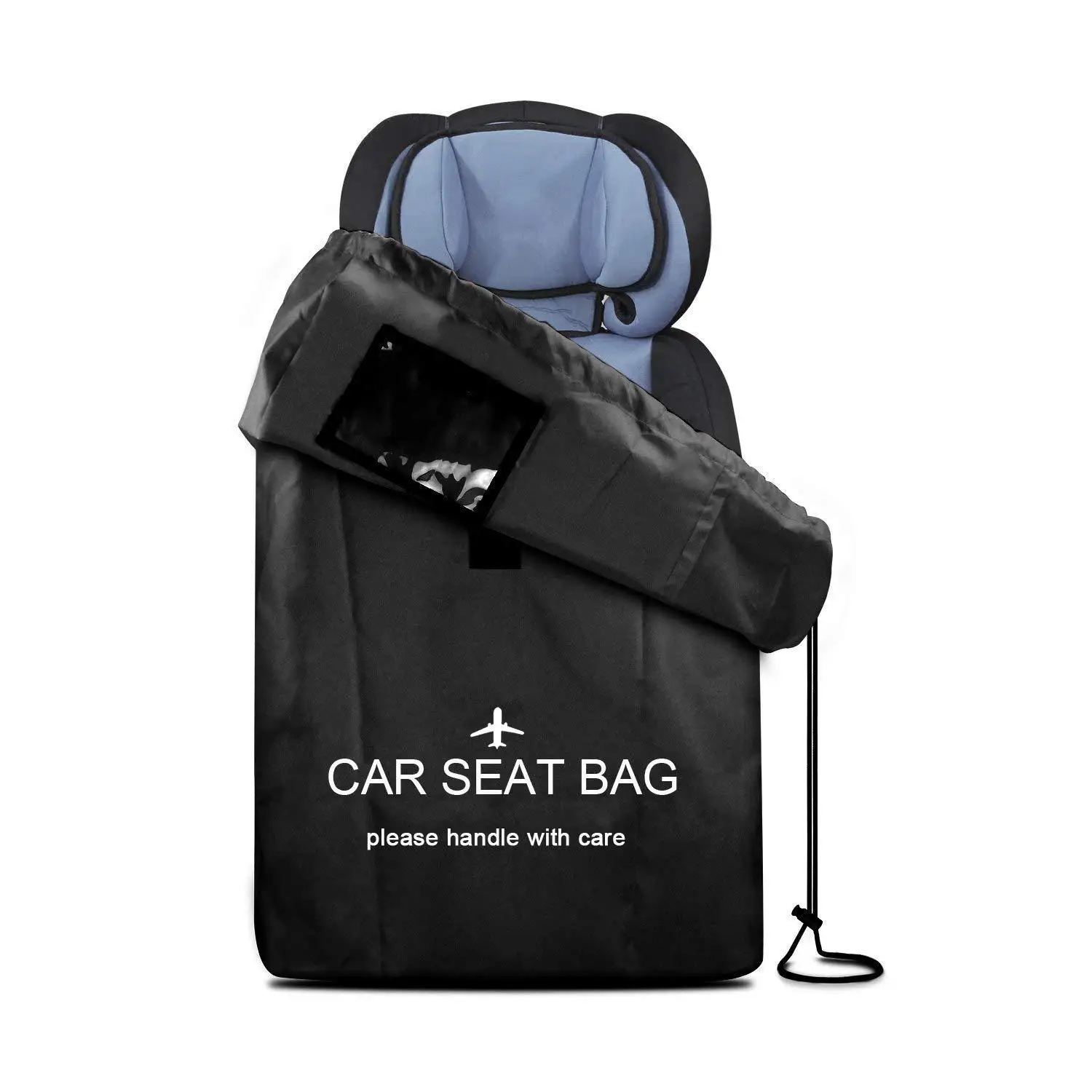 Baby Car Seat Travel Bag for Airplane Infant Safety Seat Organizer Stroller Gate Checking Bag for Flying Pram Buggy Storage Bag