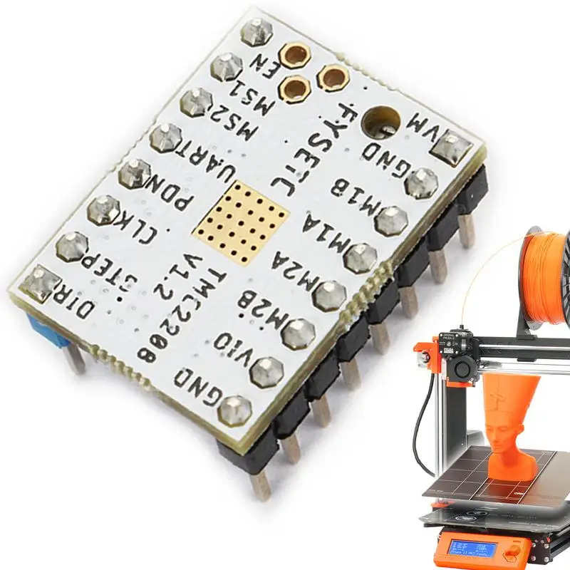 TMC2208 V1.2 Current 1.4A 3D Printer Precision Printing For Stepper Motor Driver Motherboard Accessories Noise Reduction Kit