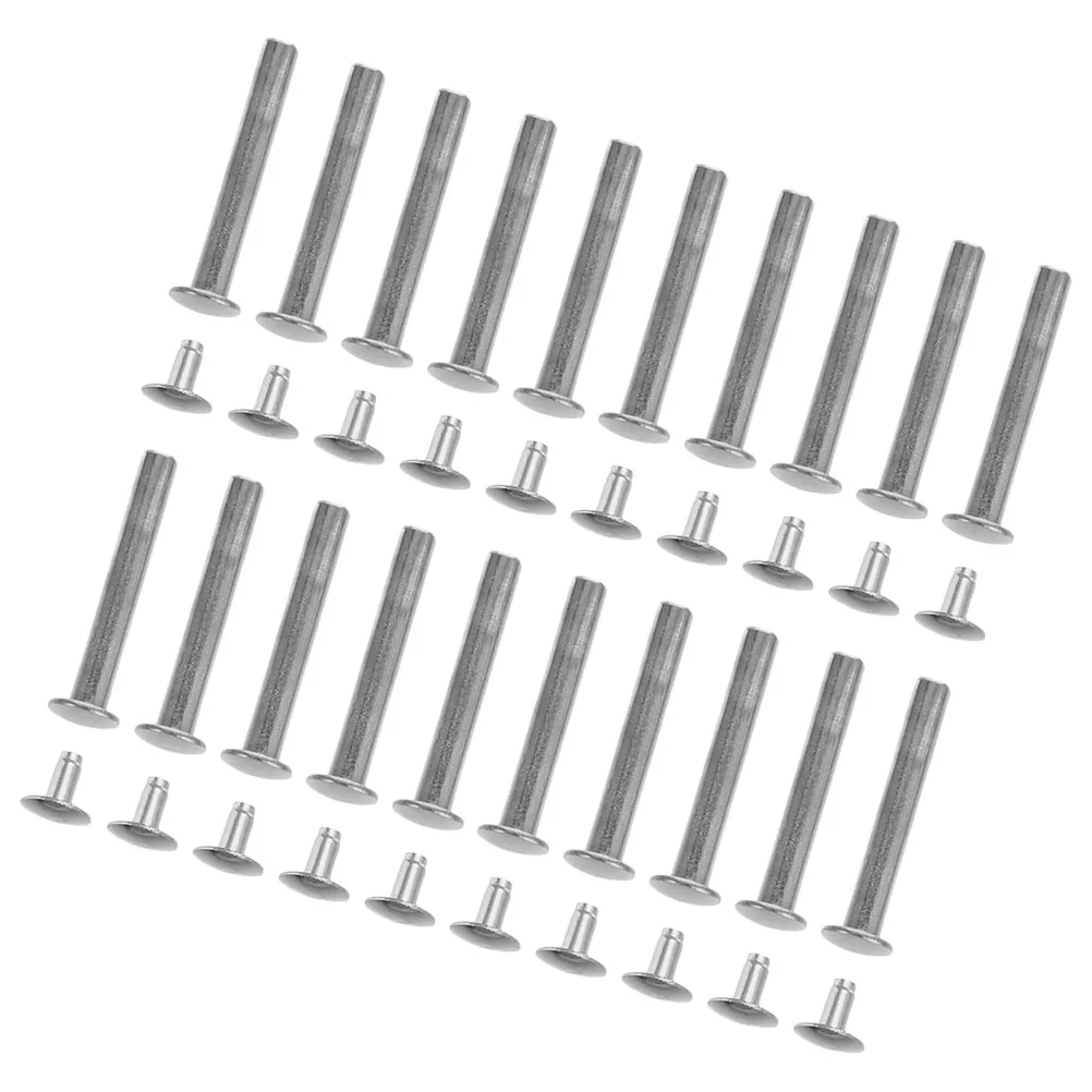 

20 Sets Fan Nail Accessories Stainless Steel Repair Kit Folding Axle Rivet Nut Cloth Golf Pins Shaft Replacement Parts Hardware