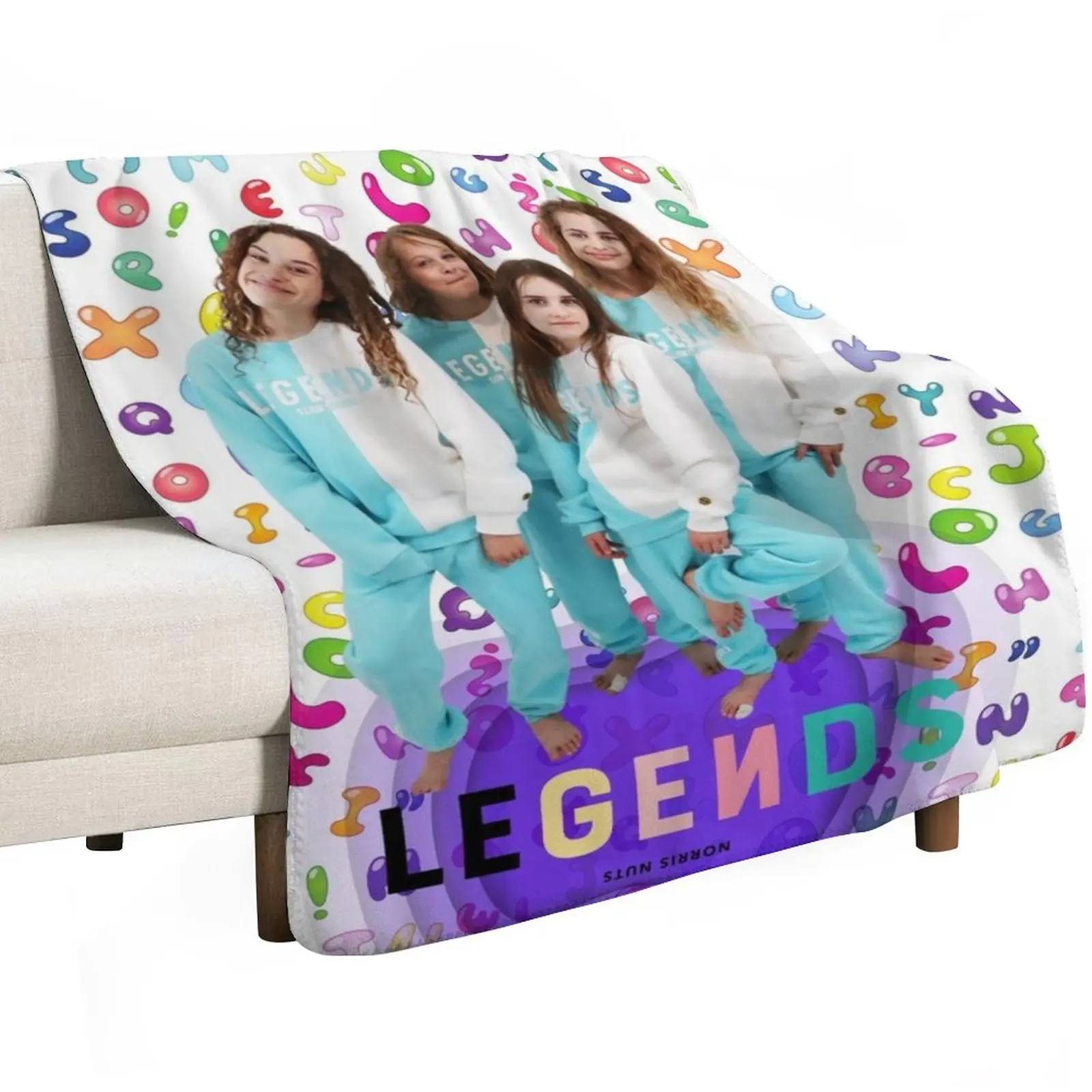 Norris Nuts kids phone Throw Blanket Flannels warm for winter Decorative Sofas manga Heavy Thermal Blankets