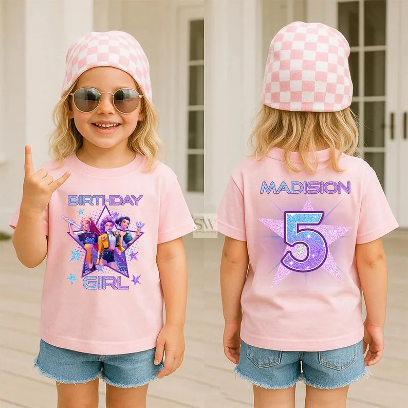 

Children's and Adult Clothing, K-pop Animation T-shirts, Gifts for Fans. Harajuku Style, Pure Cotton Short-sleeved T-shirts.