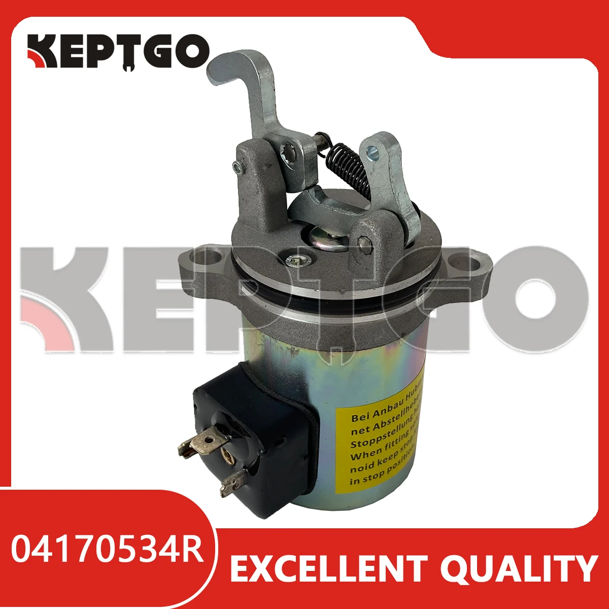 0417 0534R Stop Solenoid Valve 12V 0417 0534R For Deutz BF4M1011F Bobcat Skid Steer Loader 0417-0534R