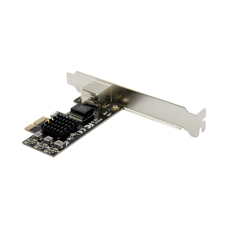 RJ45 1-портовый чип PCIE Realtek RTL8125 с одним портом 10/100/1000 м/2,5G Lan сетевой адаптер для настольного компьютера Sever Gigabit Ethernet 1000M