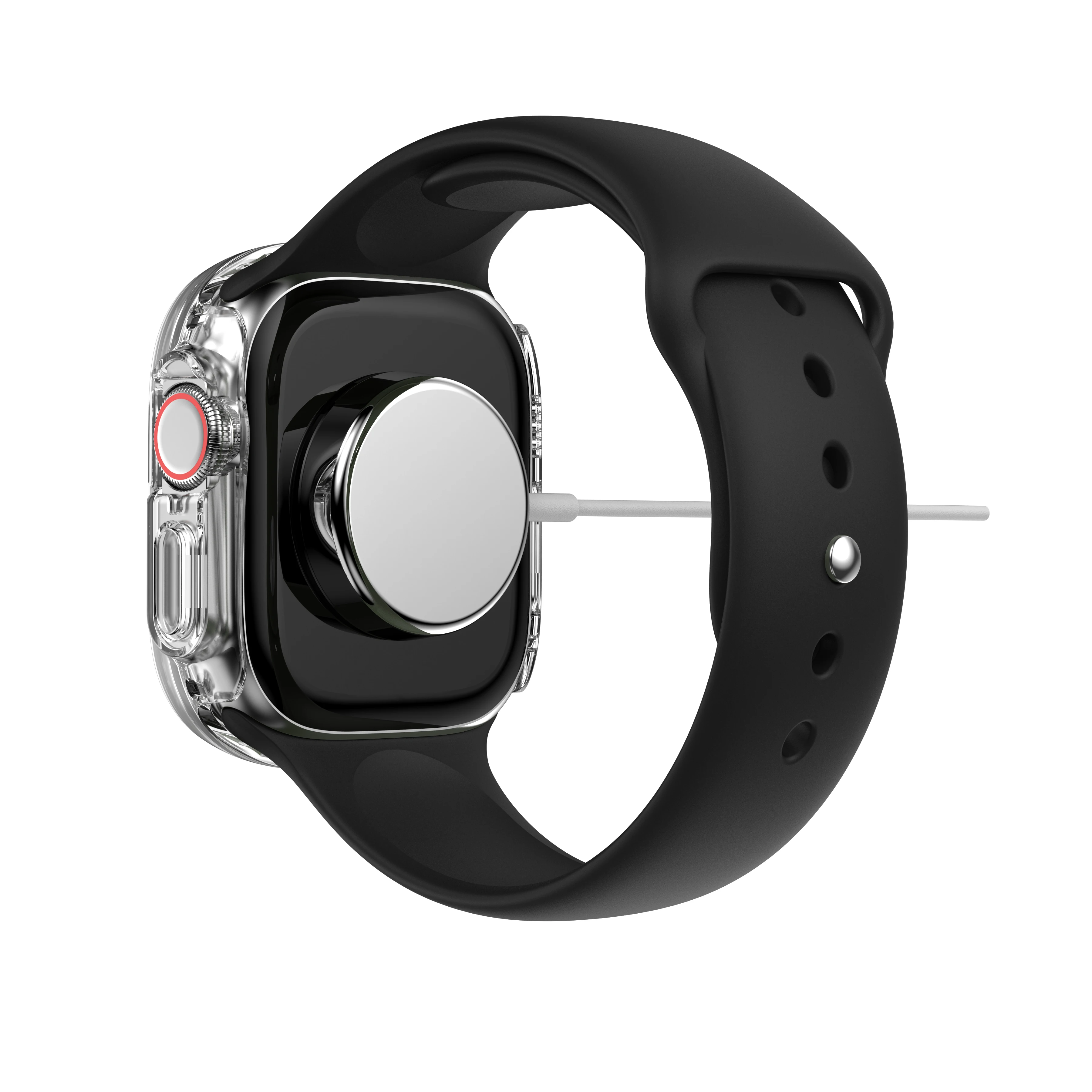 Tấm Bảo Vệ Màn Hình Dành Cho Đồng Hồ Apple Cực 49 Mm Đồng Hồ Thông Minh Smartwatch Kính PC + Ốp Lưng Ốp Lưng Cường Lực Phụ Kiện Iwatch Series Cực 49mm