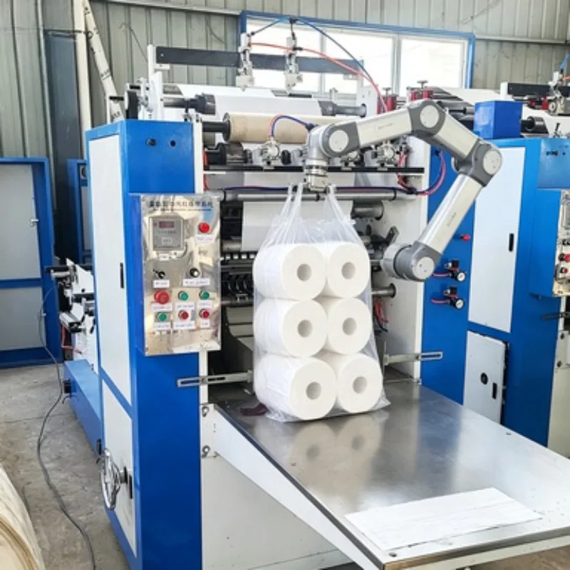 Automatic Toilet Paper Machine Manufacturing Equipment Production Line 1100mm Diameter Jumbo Roll Processing Plant
