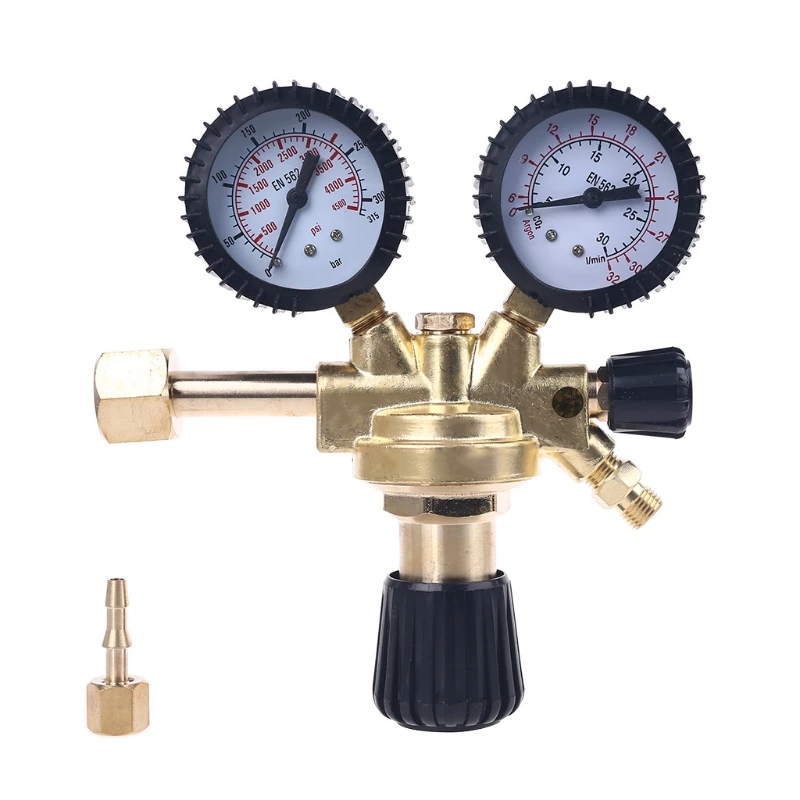 

High-performnace CO2 Pressure Regulator Welder Gauge Pressure Reducer Flow Meter Drop Shipping