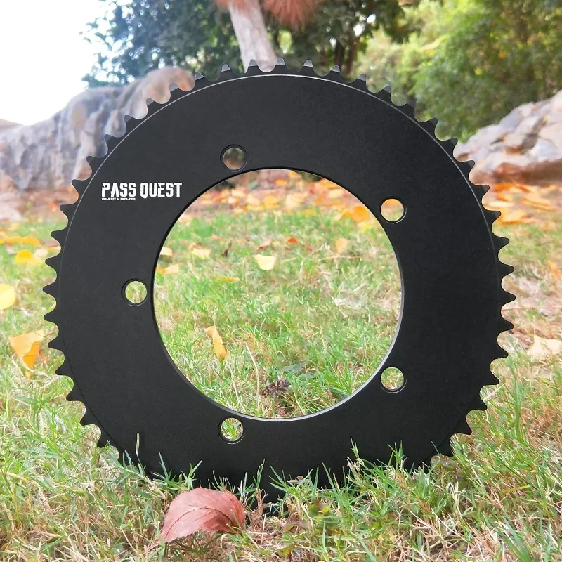 PASS QUEST 144BCD Chainring Fixed Gear Fixie Road Bike 46-66T Round Mountain Venue single speed gear disc