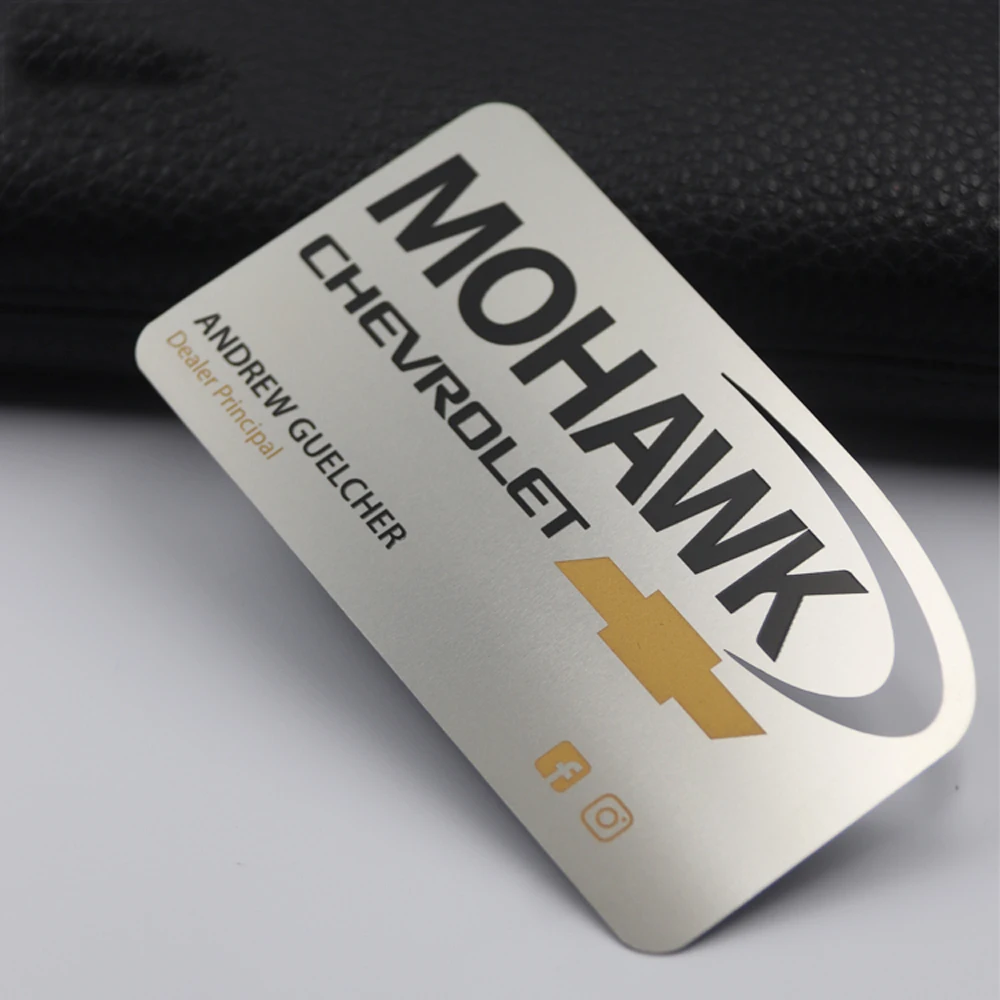 Customized query 2025 Customizable Business Gift Companies Advertisement Durable Metal Visit Cards With Free Personalized Name D