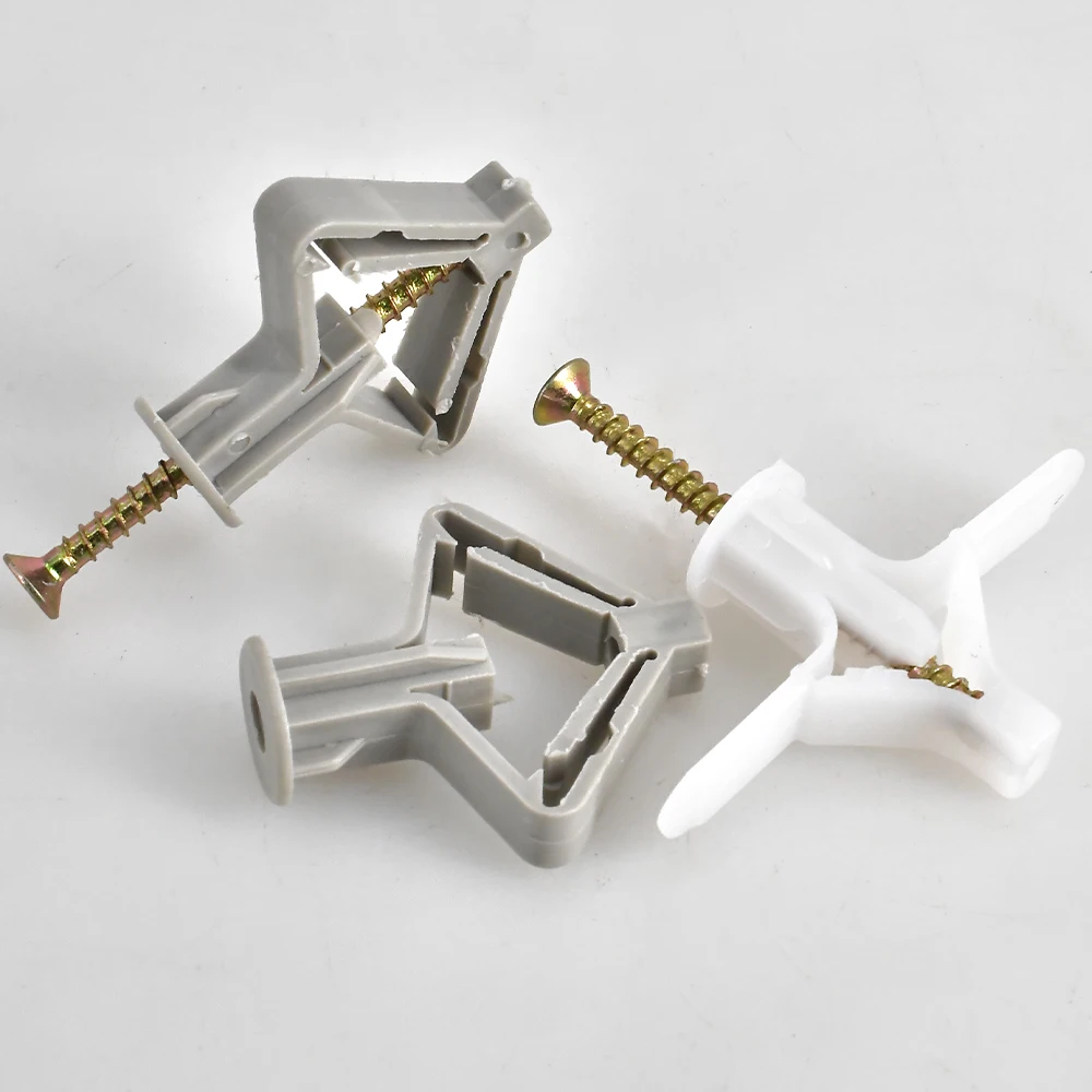 Plastic Aircraft/Butterfly Type Gypsum Board Anchors Drywall Fixings Bolts Curtain Wall Expansion Tube Self-Tapping Nail Screws