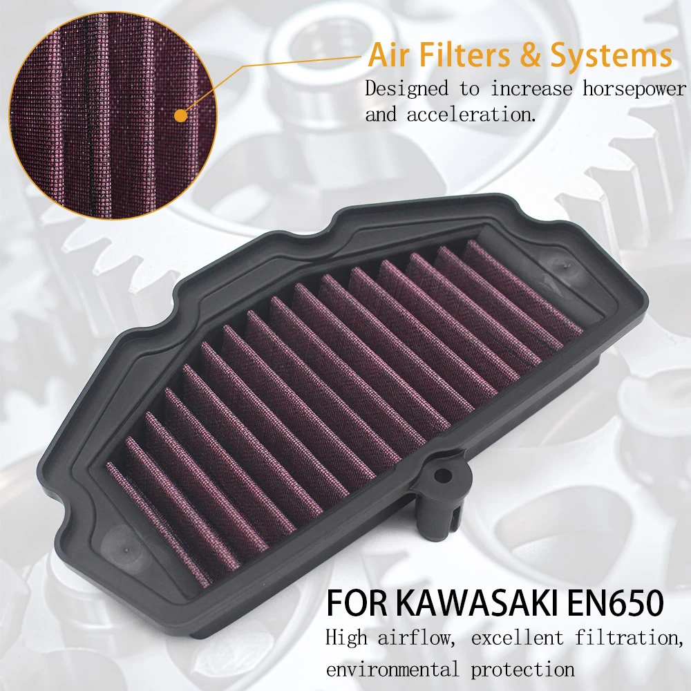 

For Kawasaki Versys 650 KLE650 Vulcan S 650 VN650 EN650 2015 2024 Ninja 650 Ninja650 EX650 Motorcycle Air Filter Spare Parts