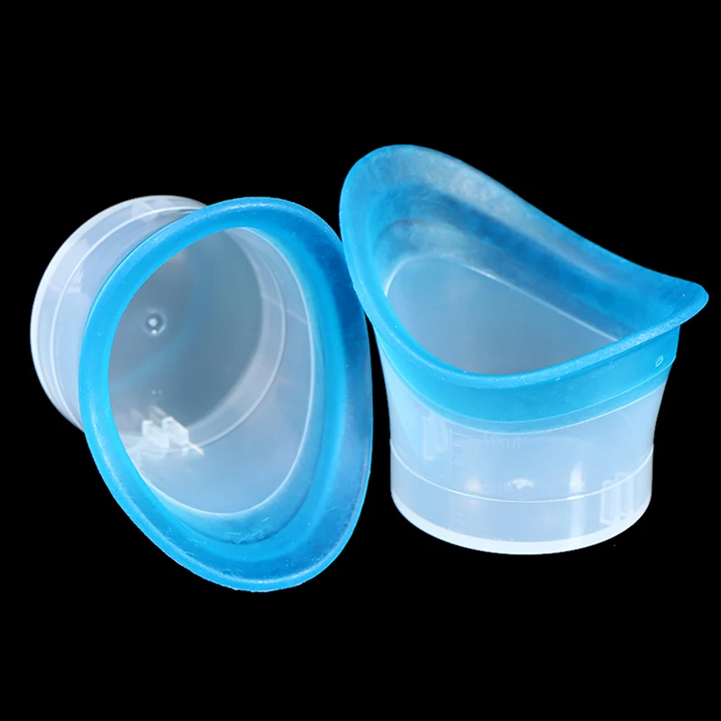 New·2Pcs Silicone Eyewash Cups Resuable Soft Eye Bath Cup Eye Wash Cup· image 4