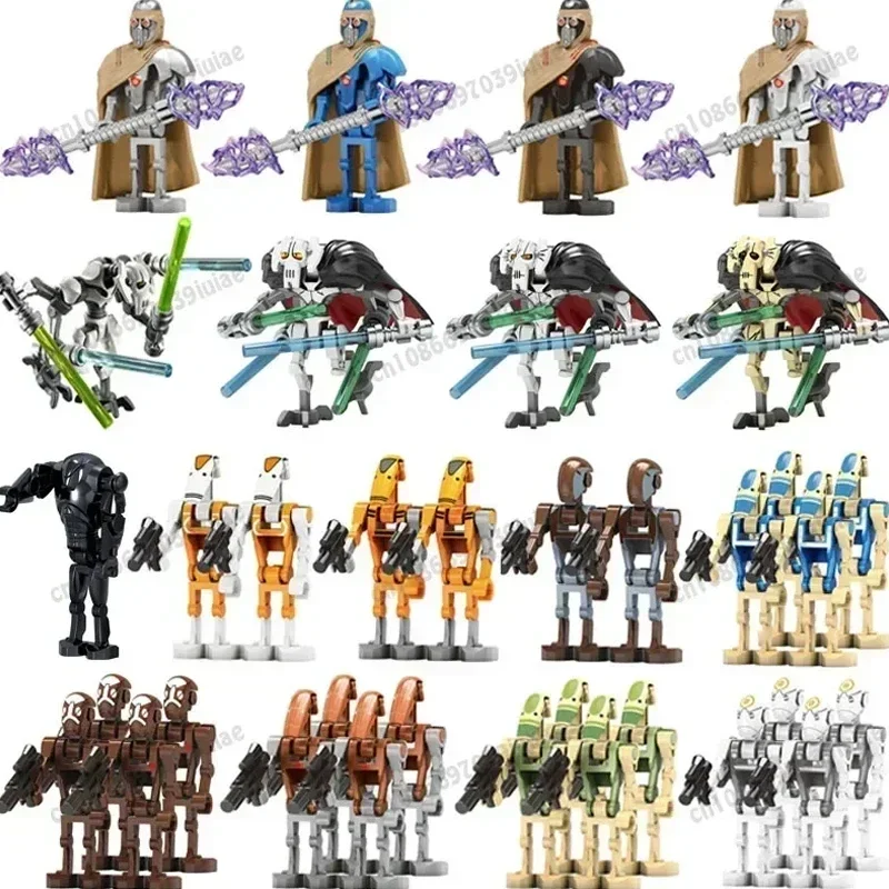 

BEAST KINGDOM Battle Droid Darth Vader Han Solo C-3PO Boba Fett Figure Toy Bricks Assembling Doll Building Blocks TV8082 TV8083