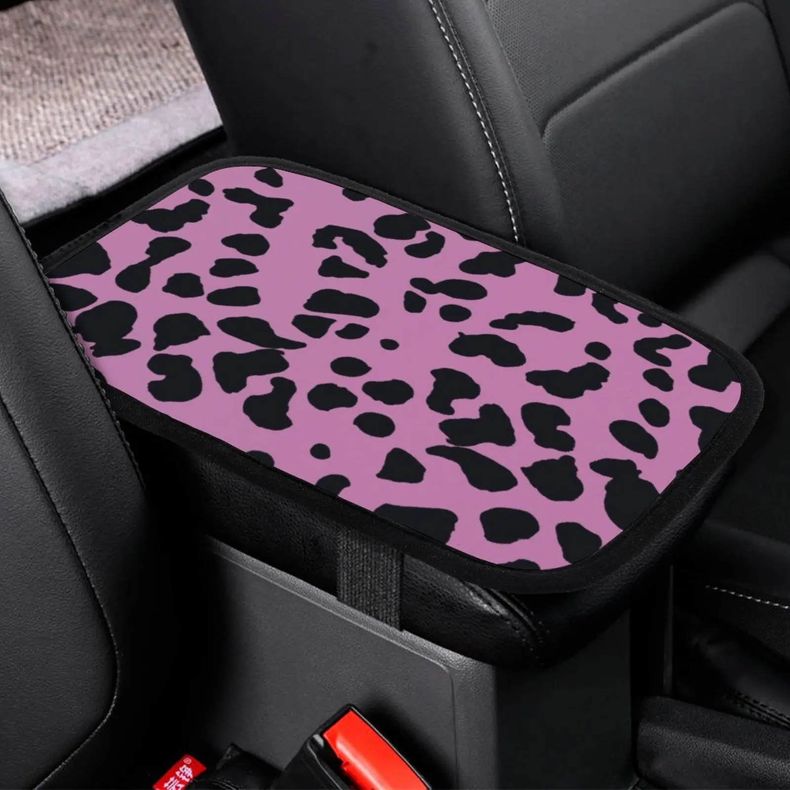 Pokrowce na fotele samochodowe 3D Pink Leopard Printing Type Cushion Four Seasons Universal Auto Front Seat Cover Protector Pad Akcesoria samochodowe — zdjęcie 6