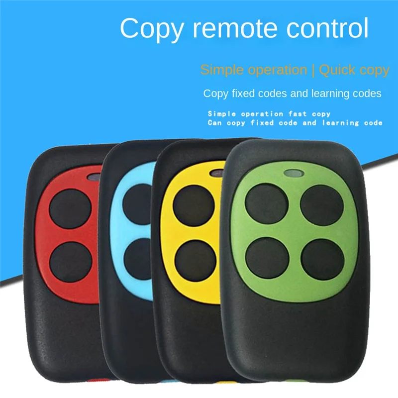 ATS-433Mhz Garage Door Copy Remote Control Cloning RF Transmitter Wireless Remote Control 433Mhz for Gate