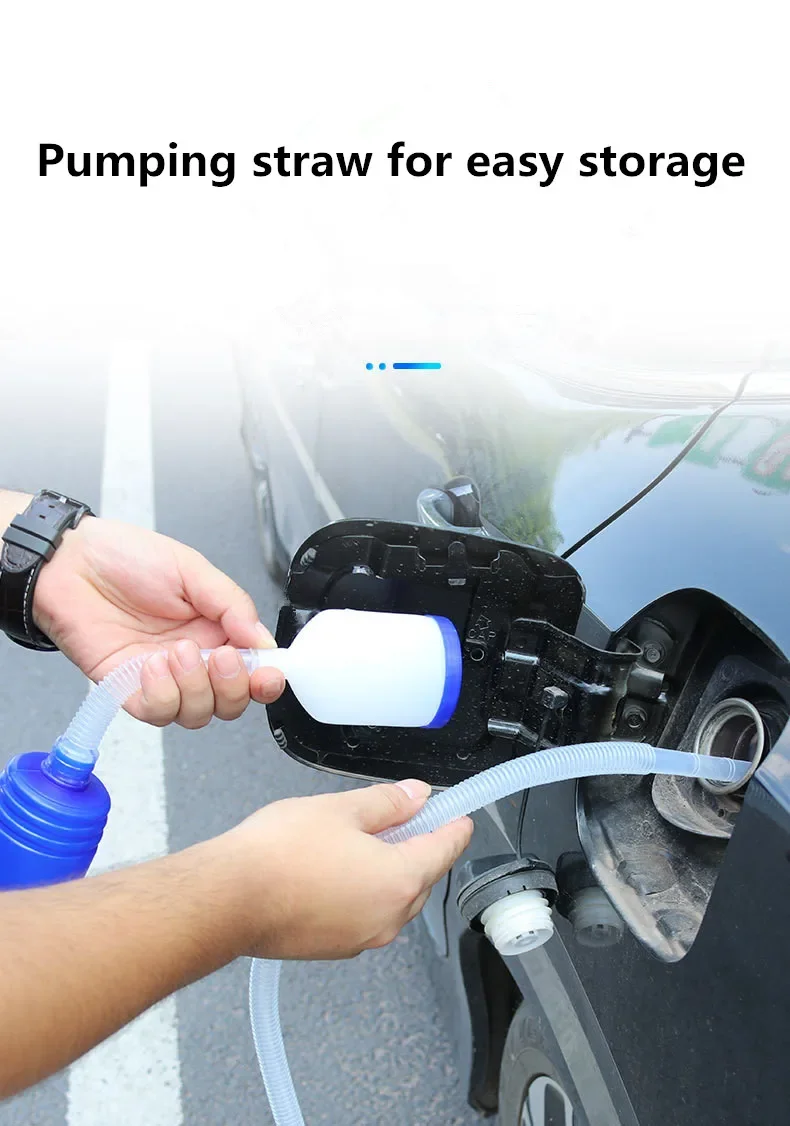 Multi-purpose oil pump car manual fuel tank suction pipe pumping gasoline pump motorcycle oil suction self-priming car home