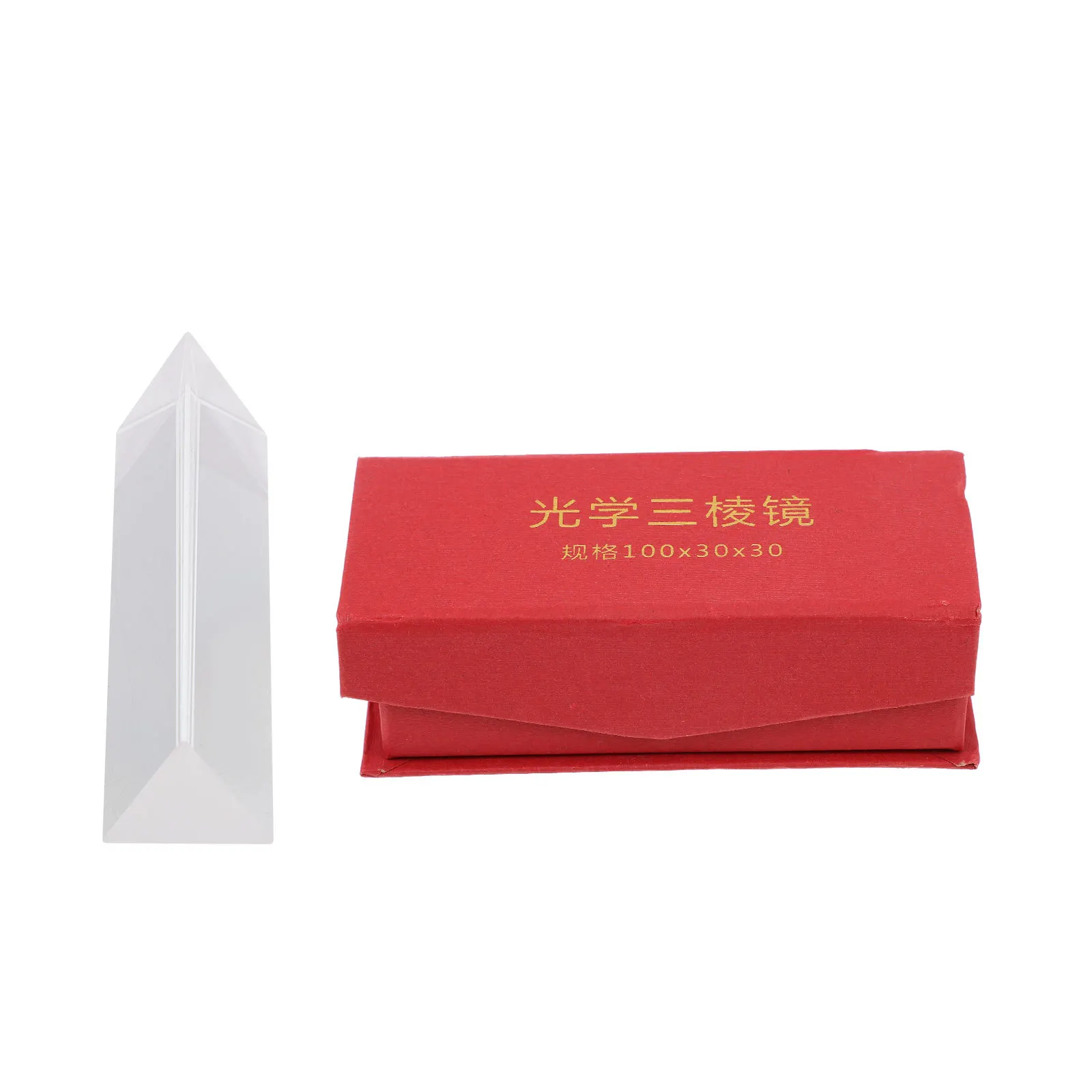 

Triangular-Prism Optical Glass Prism Precise Cuttings Light Refraction Teaching Physics Experiment Refracted Light Tool