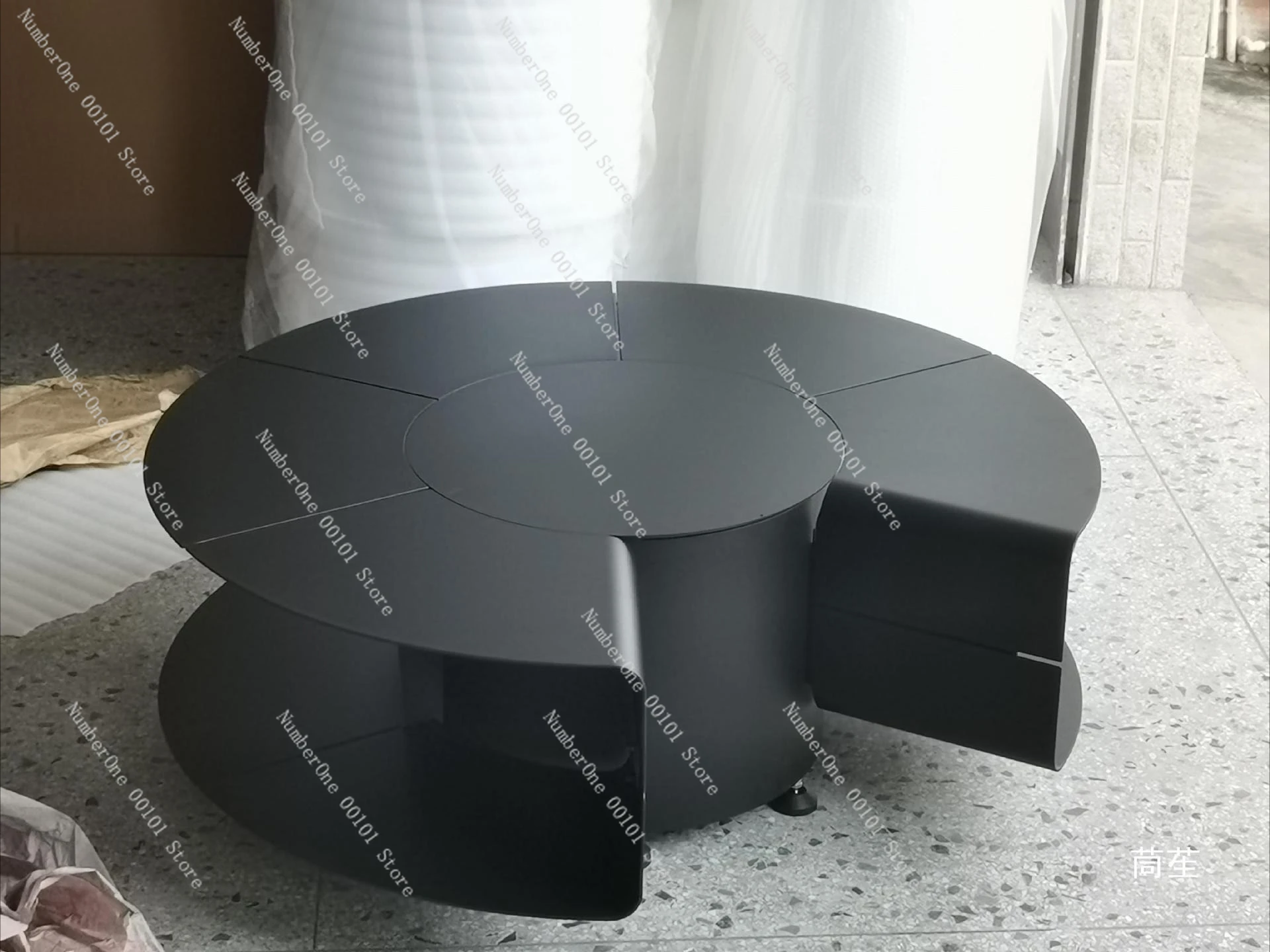 Garden brazier, garden barbecue table, outdoor furniture, household barbecue table diameter 1500mm