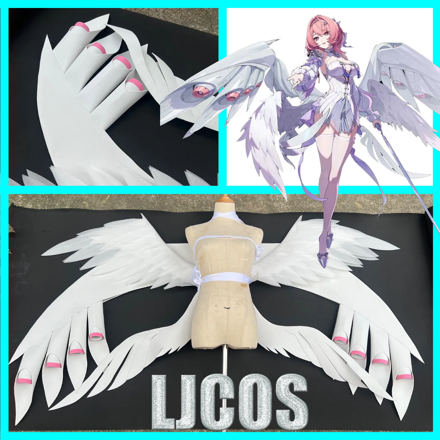 Remielle Dan Wing Zenless Zone Zero Cosplay Props Halloween Christmas Fancy Party Costumes Accessories