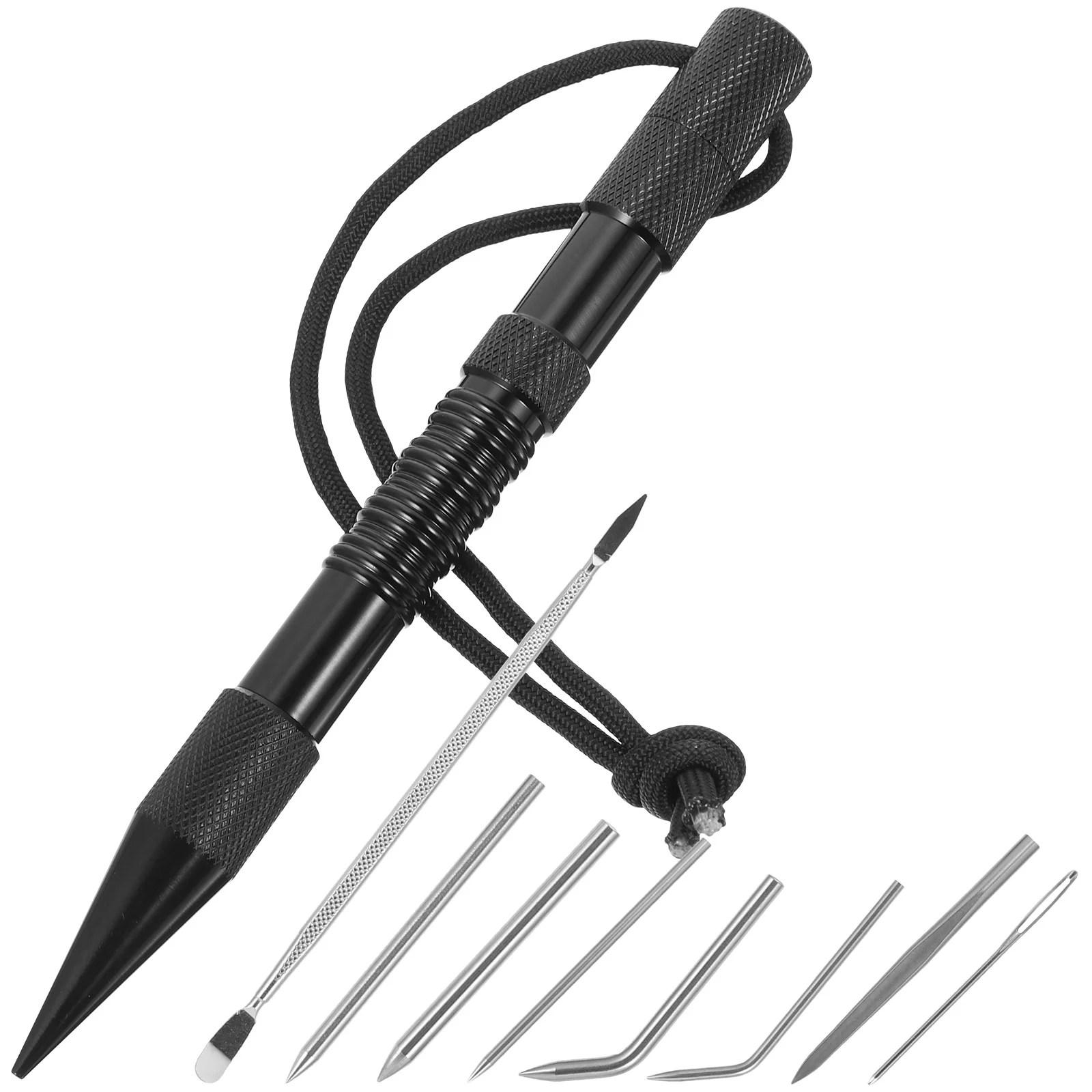 

1 Metal Umbrella Cord Needle Set Rustproof Lightweight Lacing Tools For Diy Bracelet String Weaving Crafts Tools Set