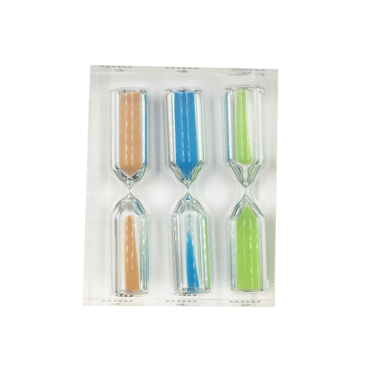 

3pcs 3Min 4Min 5Min Yellow Blue Green Acrylic Sand Timer Hourglass For Kitchen Bathroom Tea Brewing Sand Clock