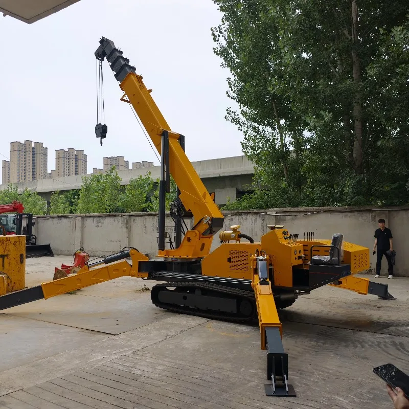 Architecture Basket Spider Crane Crawler Spider Lifting Crane with Fly Jib Low Price