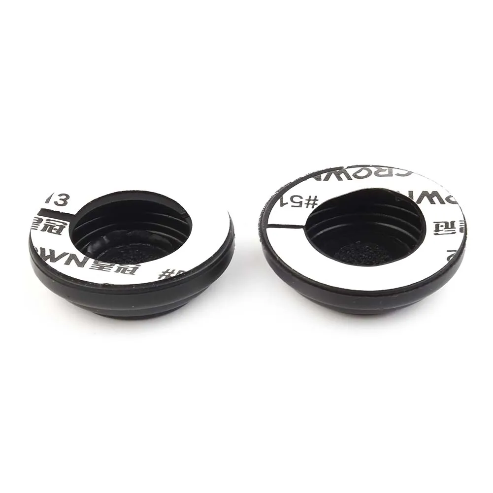 4pcs Car Door Shock Sticker Silicone Black Silent Gasket Soundproof Buffer Pad Car Door Hoods Pads Exterior Car Accessories