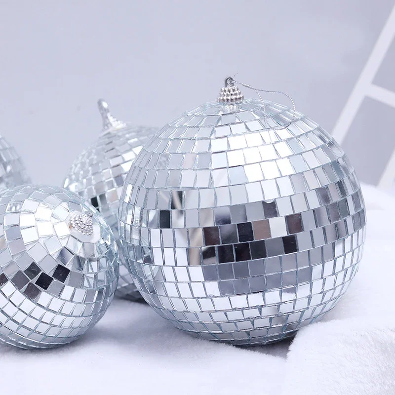 

3/4/5/6/7/8cm laser mirror ball Christmas bar ktv decoration disco ball cake decorations bedroom window display stage decoration