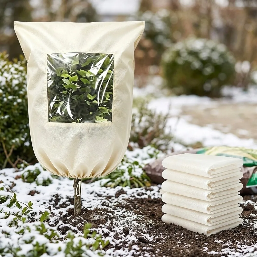 1pc Plant Cold Cover With Visual Window Reusable For Garden Supplies Protecting Plants Bushes Small Trees