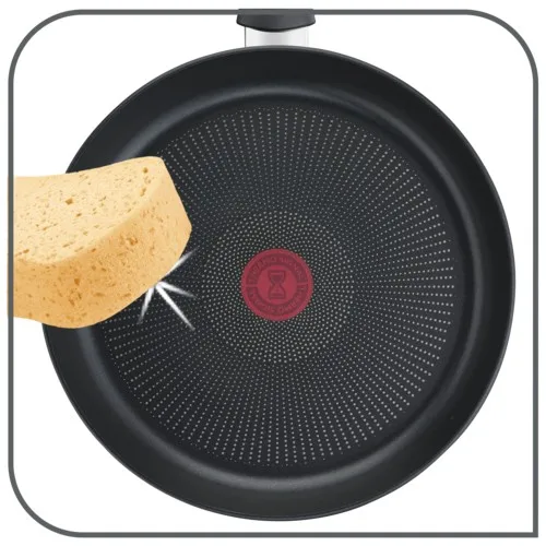 TEFAL Daily 2X  Chef Red Non-stick Induction Pancake Pan 25cm Thermo-Fusion™ indüksiyon taban 2021 Model Ürün, Yemek pişirici