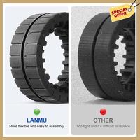 Wet Mop Pads And Replacement Wheel Tires For Irobot Braava Jet M6 (6110) (6012) (6112) (6113) Ultimate Robot Mop Accessories